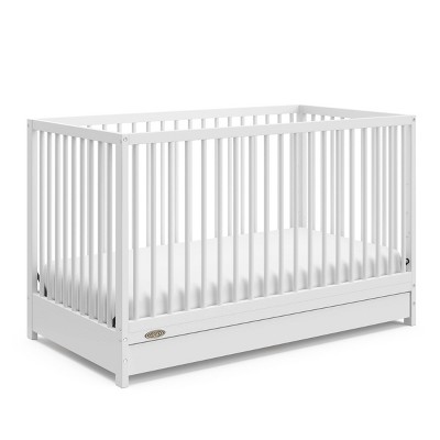 Graco Teddi 5-in-1 Convertible Crib with Drawer - White