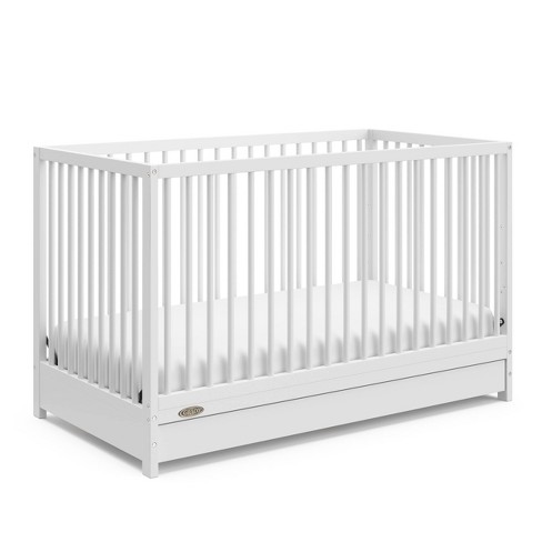 Graco Teddi 5 in 1 Convertible Crib With Drawer White Target