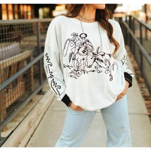 Women's Reversible Roper Sweater - 2FlyCo - 1 of 4