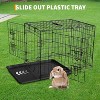 Coucheta Portable Rabbit & Small Animal Cage - Folding Carrier with Slide-Out Tray, Top & Front Door for Pets in Multiple Sizes - 3 of 4