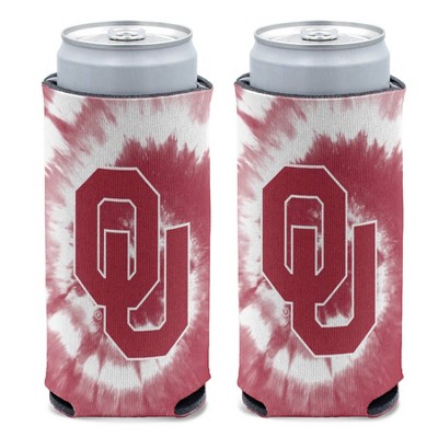 NCAA Oklahoma Sooners Tie-Dye Slim Can Cooler