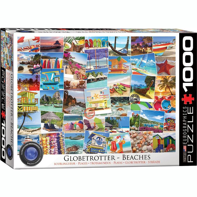 Eurographics Inc. Globetrotter Beaches 1000 Piece Jigsaw Puzzle, 1 of 6
