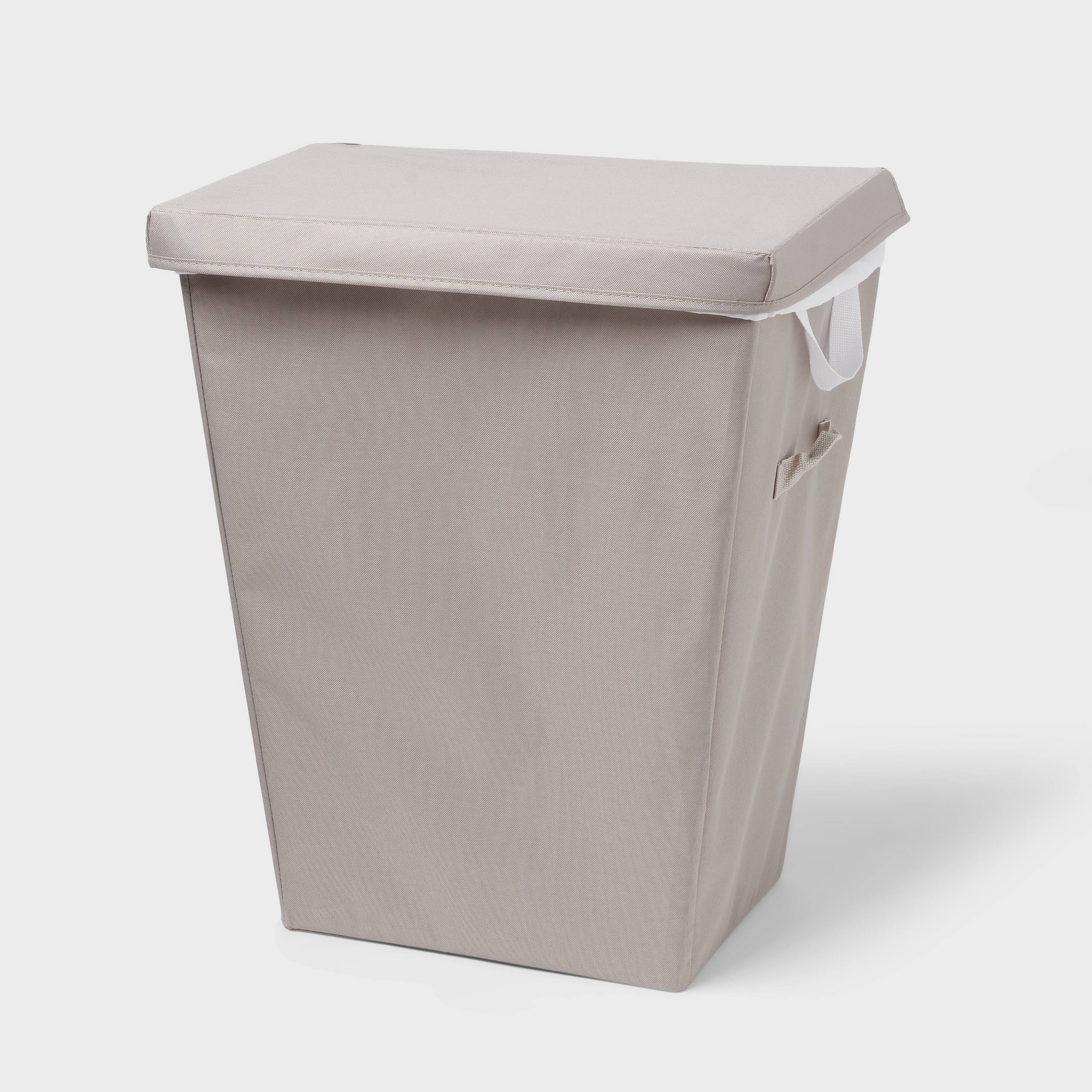 Gray Laundry Hamper with Lift Liner and Lid - Brightroom™