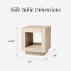 Maven Lane Artemis Contemporary Wooden Side Table - 4 of 4