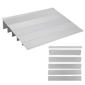 Threshold Ramps for Doorways,Aluminum Entry Threshold Ramp  for Doorways and Raised Landings, Weight Capacity 700 LB - 1 of 4