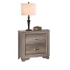 NicBex Nightstand with 2 Drawers,Side Table with Handles and Wood Frame,Modern Bedside Table for Bedroom,Living Room - 2 of 4
