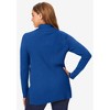 Jessica London Women's Plus Size Ribbed Collar Sweater - 3 of 4