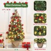 3ft Prelit Artificial Christmas Tree with Lights, Xmas Tree with  Pre-lit - 2 of 4