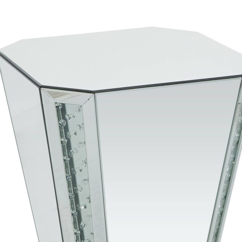 Glam Mirror and Glass Accent Table Silver - Olivia &#38; May, 5 of 9