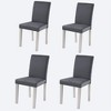 NicBex Set of 4 Mid Century Farmhouse Armless Dining Chairs with Padded Seat,Upholstered Side Chairs for Dining Room,Kitchen,Restaurant - 2 of 4