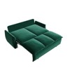 70.9" Pull-Out Sofa Bed, Convertible Sleeper Sofa with Pillow, 3 Seat Velvet Sleeper Couch, Loveseat Sleeper Sofa for Living Room Bedroom - 4 of 4