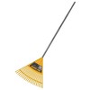 True Temper Real Leaf Rake for Kids, Durable Plastic with Hardwood Handle, 54" Long, Yellow - 4 of 4