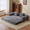 NicBex Convertible Folding Upholstered Floor Sofa Bed with Metal Stand,Oversized Futon Couch Sleeper Sofa for Living Room,Bedroom - 2 of 4