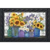 Briarwood Lane Doormat 30x18 Indoor Outdoor Rustic Sunflowers Summer For Summer Doormat - 2 of 4