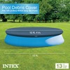 Intex 28026E UV Resistant Deluxe Debris Pool Cover for 13-Foot Intex Easy Set Above Ground Swimming Pool, Vinyl Round Cover with Drain Holes, Blue - 2 of 4