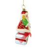 Christopher Radko Company 5.0 Inch Festive Visitor Dated 2007 Festival Of Trees Tree Ornaments - 3 of 3
