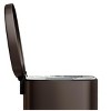 Metal Trash Can with Lid - Step-on Kitchen Garbage Bin, Rustproof, Waterproof with Inner Bucket & Soft Close Lid - 3 of 4