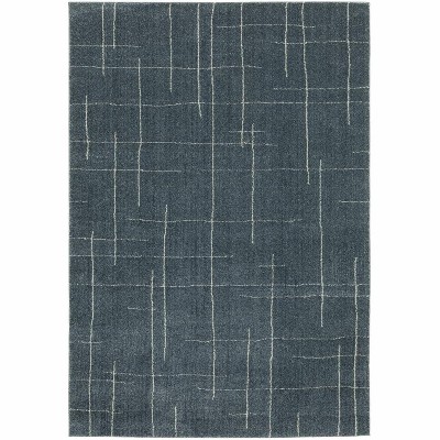 Oriental Weavers Alton 040B9 Blue/ Gray Indoor Area Rug - 5'3" x 7'6"