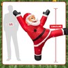SUGIFT 5.9ft Christmas Inflatable Decorations Inflatables Climbing Santa Claus - 3 of 4