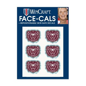 NCAA 2025 Face Decals 6pk - 1 of 3