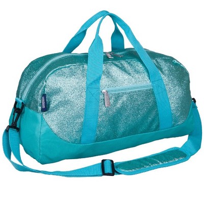 Wildkin Blue Glitter Overnighter Duffel Bag