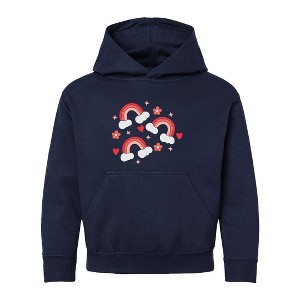 The Juniper Shop Valentine Rainbow Youth Graphic Hoodie - 1 of 3