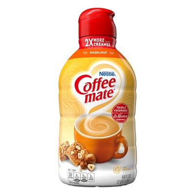 Coffee Mate Hazelnut Coffee Creamer - 0.5gal (64 Fl Oz) : Target