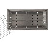 Fire Sense 63724 Stainless Steel Foldaway Charcoal Grill – Heavy Duty Outdoor Barbecue for Camping, Tailgating, Includes Charcoal Grate & Carry Bag - 2 of 4