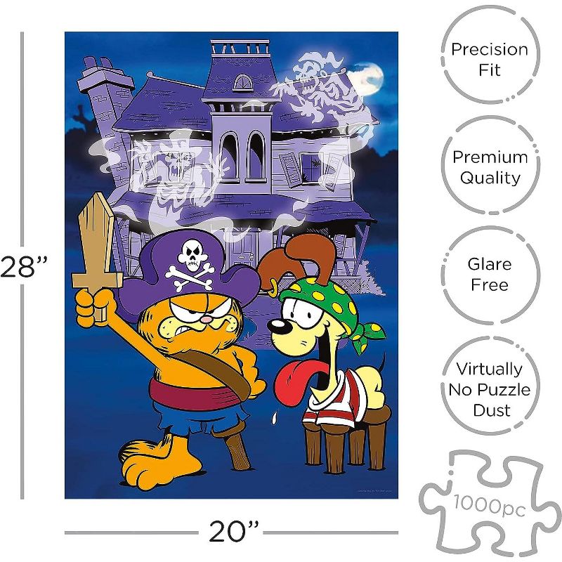 NMR Distribution Garfield Halloween 1000 Piece Jigsaw Puzzle, 2 of 4