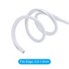 Unique Bargains Rubber Weather-Proof U Shape Edge Protector with Steel Clips - 3 of 4
