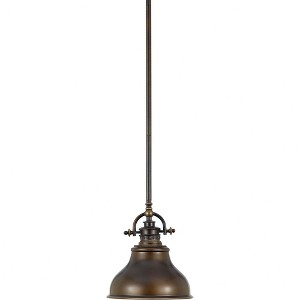 Quoizel Lighting Emery 1 - Light Pendant in  Palladian Bronze - 1 of 2