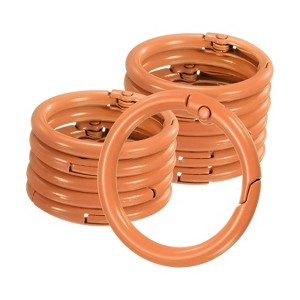 Unique Bargains Metal Spring O Rings Zinc Alloy Durable Multipurpose Lightweight Buckle - 1 of 4
