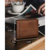 Generic Mens Wallet Bifold Genuine Leather RFID Blocking Wallet - 2 of 4