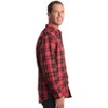 #followme Men's Flannel Shirt  Long Sleeve Button-Down, Casual & Workwear Shirt - 2 of 3