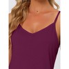 cheibear Women's Soft Cami Top and Capri Lace Trim Sleeveless Summer Pajama Set - 4 of 4
