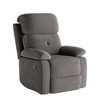 MAYEERTY Gray Small Recliner Sofa for Living Room: Space-Saving Manual Recliner Chair for Adults - 4 of 4