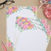 Pipilo Press 100 Sheets Floral Stationary Paper For Party Invitations, Cards, Thank You Notes, 8.5X11 In - 3 of 4