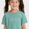 Toddler Girls' Paris Boxy T-Shirt - Cat & Jack™ Ocean Green - 2 of 4