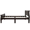 Lyngins Twin Size Bed Frame with Hollow Headboard & Footboard, Solid Wood Platform Bed Frame, Minimalist Platform Bed, Wooden Slat Suppor - 4 of 4