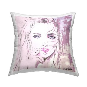 Stupell Industries Trendy Girl Pink Fashion Glam Style - 1 of 3