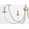 Elegant Lighting Brielle 6 lights pendant in weathered dove - 4 of 4