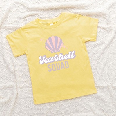 The Juniper Shop Seashell Squad Toddler Short Sleeve Tee