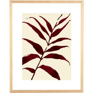 Everglade Evenings - 16" X 20" - Burgundy/Antique Ivory - Framed Wall Art - WLA2058 - Safavieh - 1 of 4