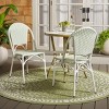 Oliver Bistro Chair (Set Of 2) - Indoor/Outdoor - PAT4045 - Green/White - Safavieh - 4 of 4