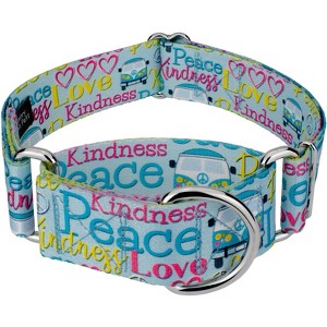 Country Brook Petz 1 1/2 Inch Martingale Dog Collar - Groovy Collection - 1 of 4