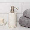 Marble Soap/Lotion Dispenser White - Threshold™ - image 2 of 4