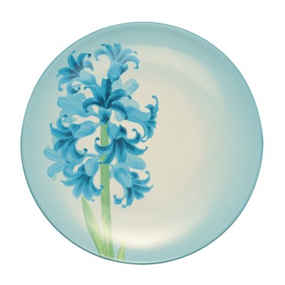 Noritake Colorwave Turquoise Hyacinth Floral Accent Plate