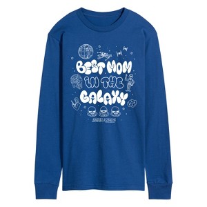 Men's - Star Wars - Best Mom in the Galaxy Long Sleeve Graphic T-Shirt - 1 of 3