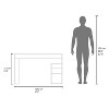 NicBex Minimalist Computer Desk with Open Storage Compact Workstation for Home Office & Small Spaces - 3 of 4