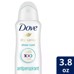 Dove Beauty Sheer Cool 48-Hour Invisible Antiperspirant & Deodorant Dry Spray - 3.8oz